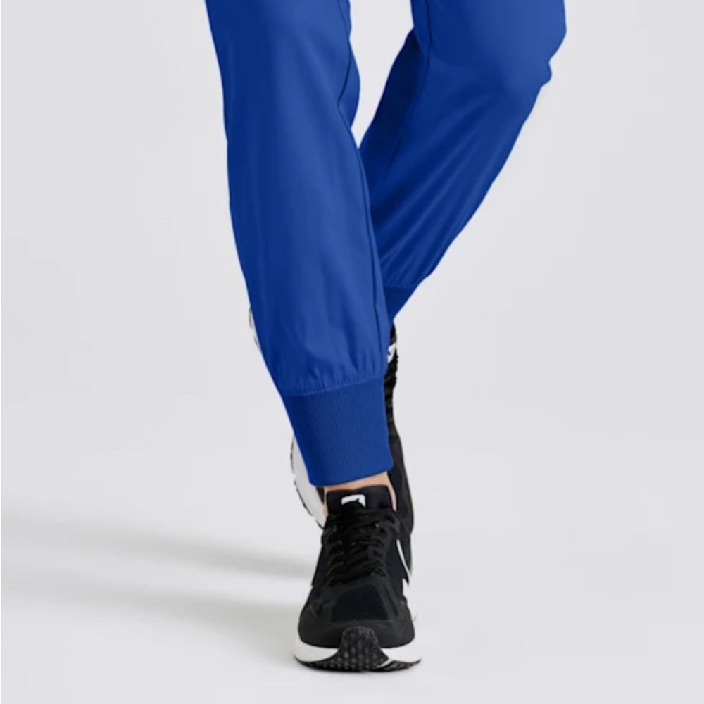 Greys Anatomy Scrubs Joggers 5-Pocket Galaxy Blue